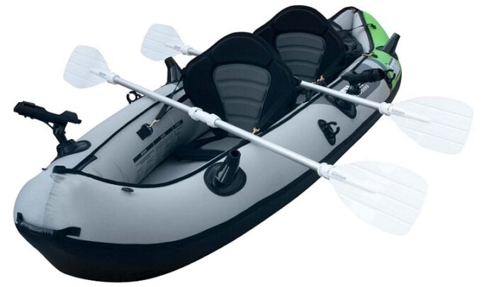 Elkton Cormorant Tandem Inflatable Fishing Kayak