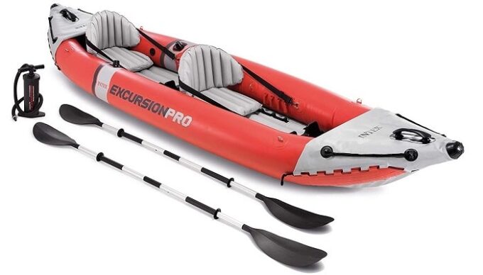 Intex Excursion Pro K2 Inflatable Fishing Kayak