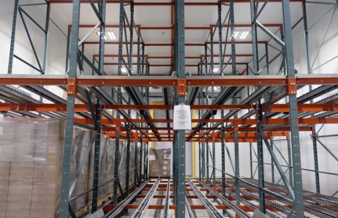 Push Back Racking Systems Applications